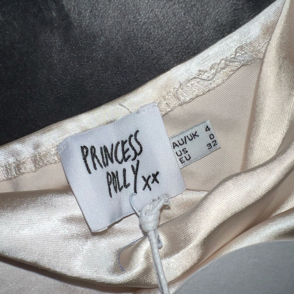 Princess Polly Star Power Mini Dress in Champagne Size 0 New with tag - Picture 15 of 16